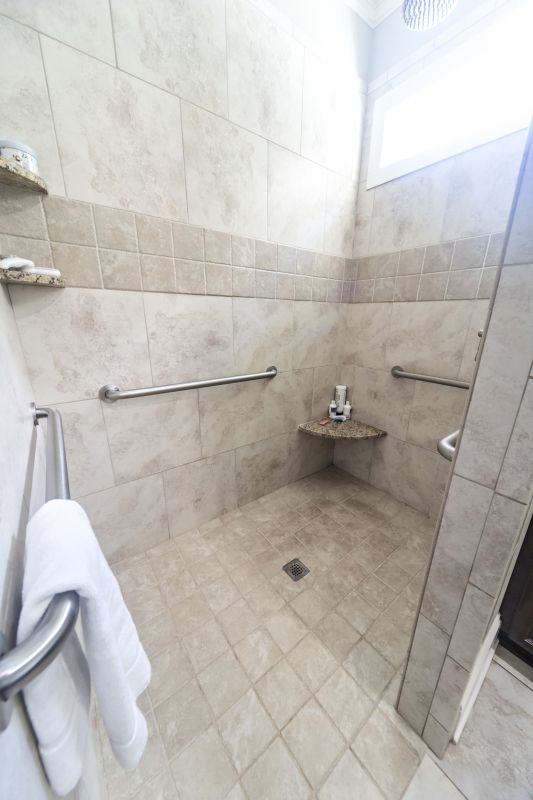 Wide Shower Spaces